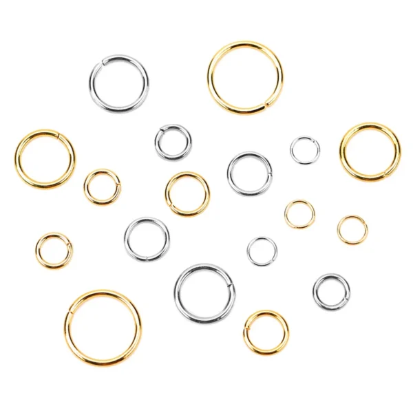 Earring Making Kit - Stainless Steel Jump Rings - Image 5