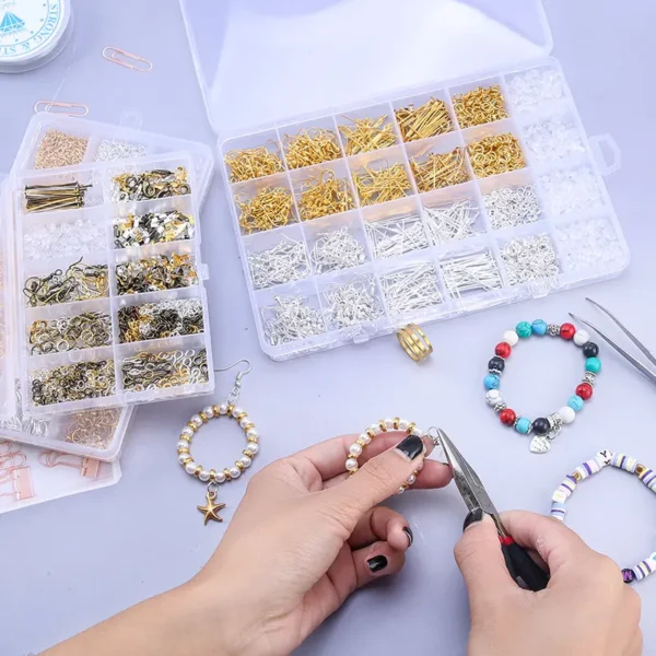 Earring Making Kit with Copper Wire and Jewelry Tools - Image 6
