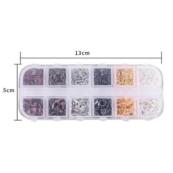 Earring Making Kit: Copper Rings, Clasps, Pliers Set - Image 6