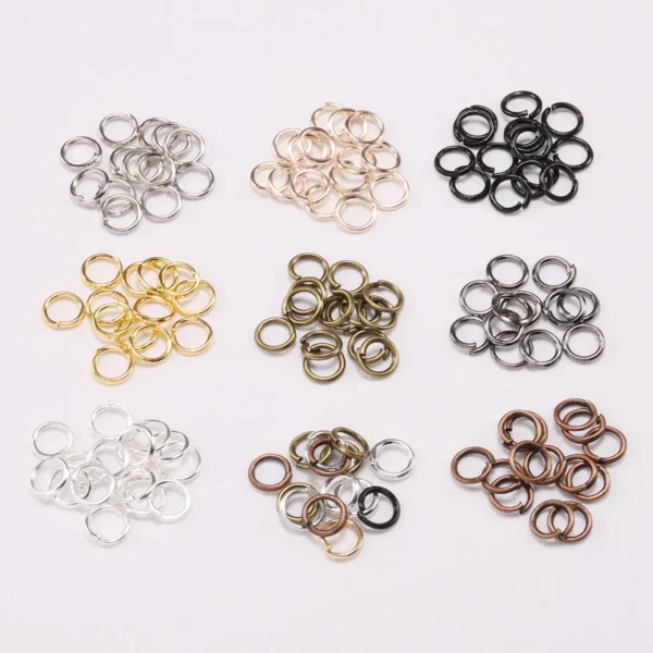 Earring Making Kit with Hypoallergenic Hooks, Jump Rings - Image 5