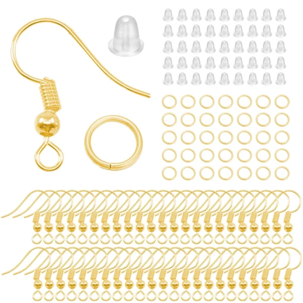 Earring Making Kit – Hypoallergenic Ear Hooks & Rings - Image 5