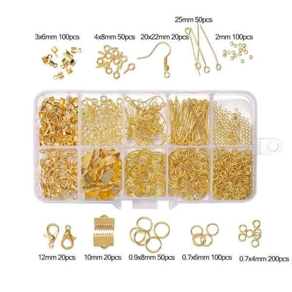 Earring Making Kit with Alloy Findings and Tools - Image 5