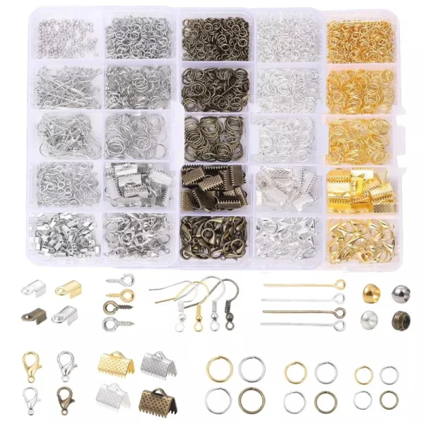 Earring Making Kit: Bear Charms, Hooks, Pendants - Image 5