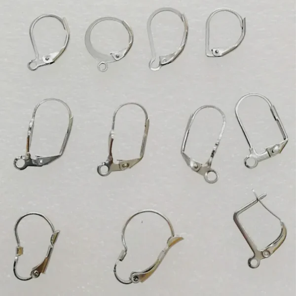 Earring Making Kit - 20Pcs Stainless Steel Hooks - Image 3
