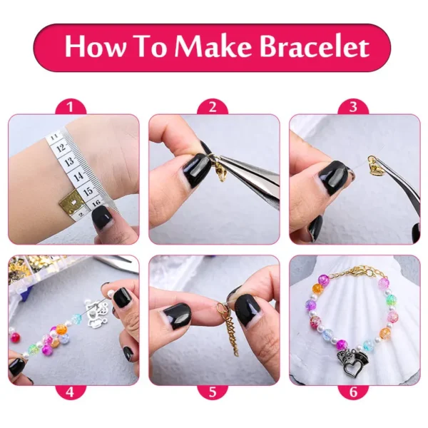 Earring Making Kit with Copper Wire and Jewelry Tools - Image 3