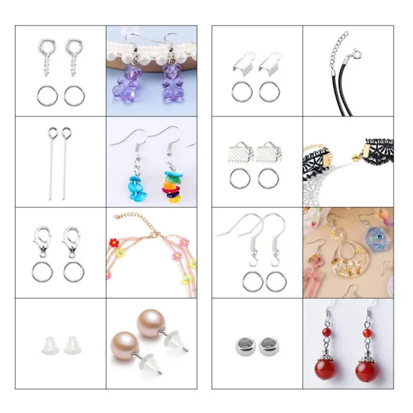 Earring Making Kit with Copper Wire and Jewelry Tools - Image 2