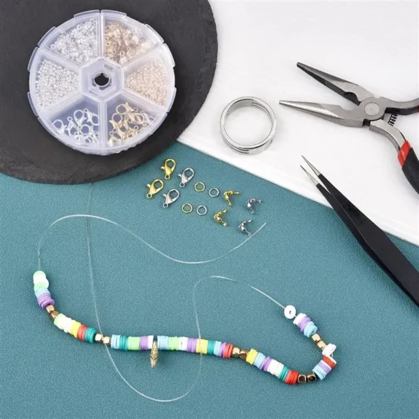 Earring Making Kit with Lobster Clasp, Jump Rings & Beads - Image 3