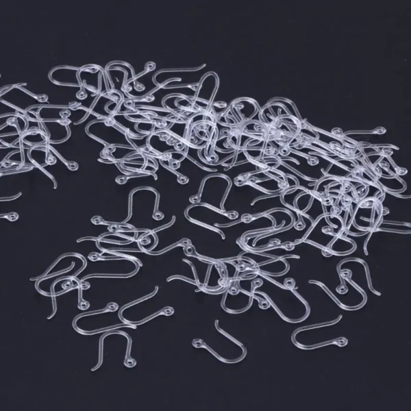 Earring Making Kit: 100Pcs Resin Non-Allergenic Hooks - Image 4