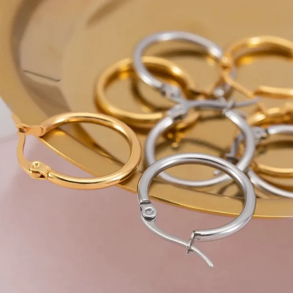 Earring Making Kit - Stainless Steel Open Rings - Image 6