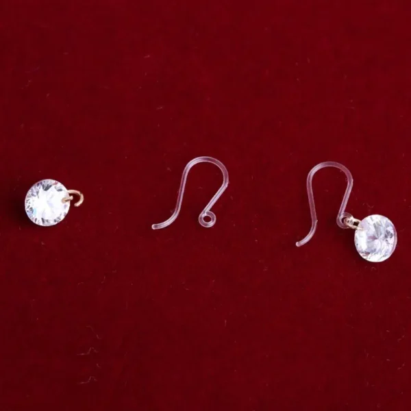 Earring Making Kit: 100Pcs Resin Non-Allergenic Hooks - Image 3