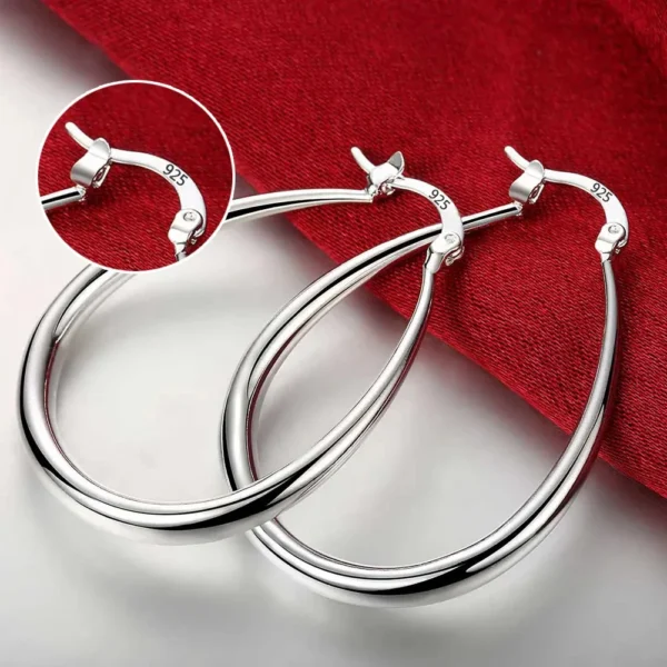 Earring Making Kit: 925 Sterling Silver Hoop Earrings - Image 2