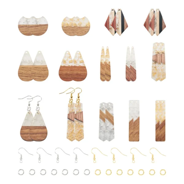 Earring Making Kit: Geometry Dangle Hooks & Pendant - Image 2