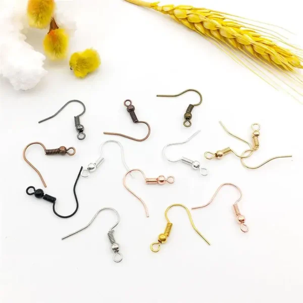 Earring Making Kit with Hypoallergenic Hooks & Rings - Image 4