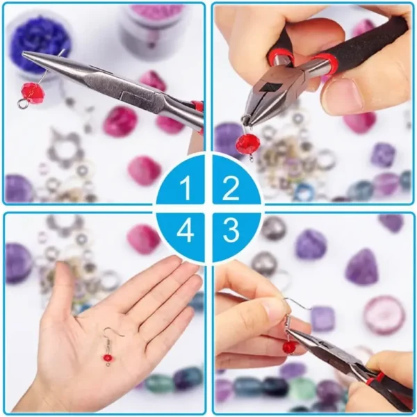 Earring Making Kit: Pliers, Findings & Supplies - Image 4