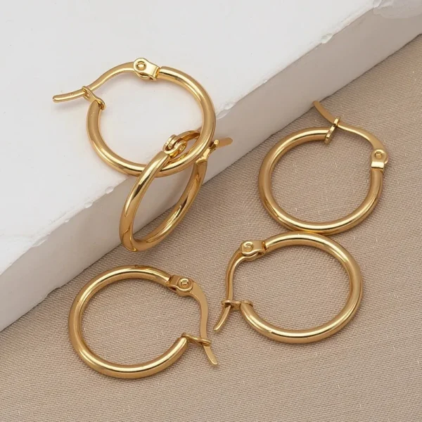Earring Making Kit - Stainless Steel Open Rings
