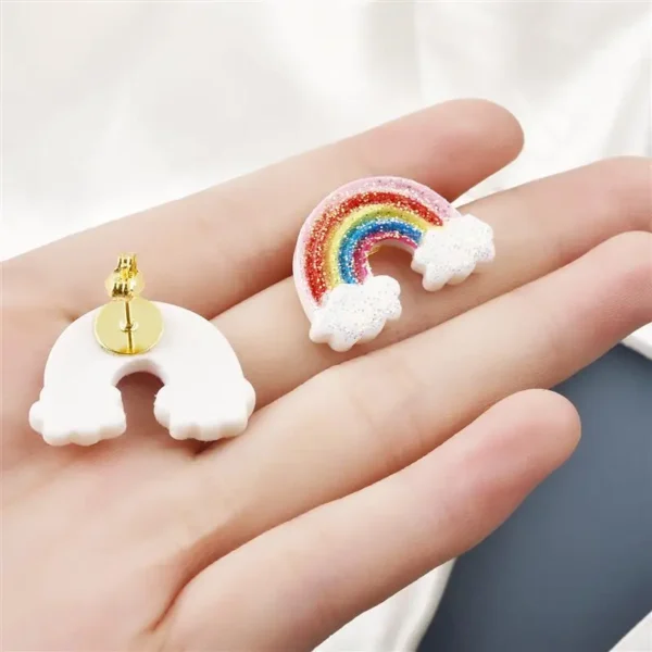 Earring Making Kit - 925 Silver Plated Studs & Backs - Image 3