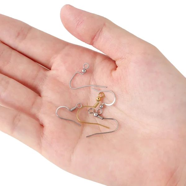 Earring Making Kit – 150Pcs Hooks & Earplugs - Image 4