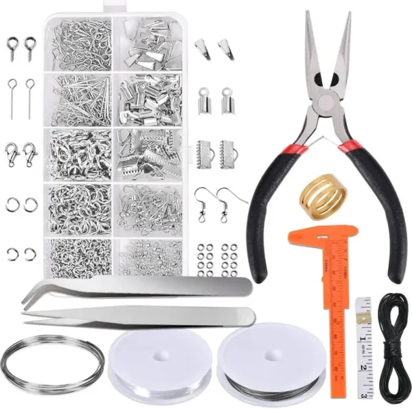 Earring Making Kit: Pliers, Findings & Supplies