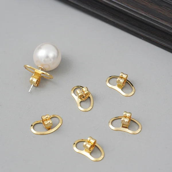 Earring Making Kit - Metal Earring Backs & Lifters - Image 2