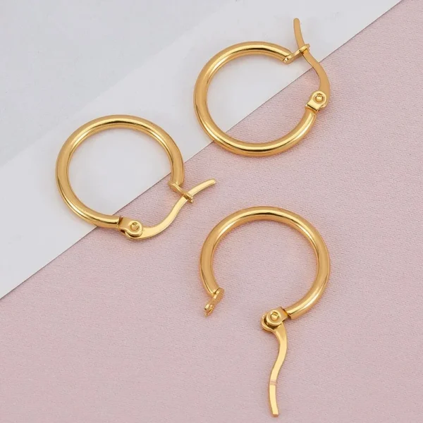 Earring Making Kit - Stainless Steel Open Rings - Image 5
