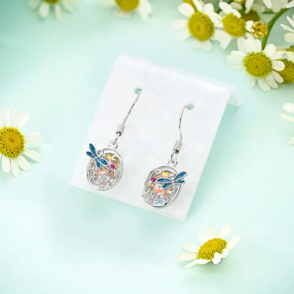 Earring Making Kit - 925 Silver Clover Dragon Ring - Image 5