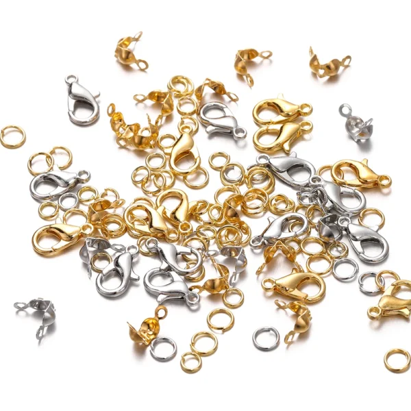 Earring Making Kit - Lobster Clasp Jump Rings Beads - Image 3