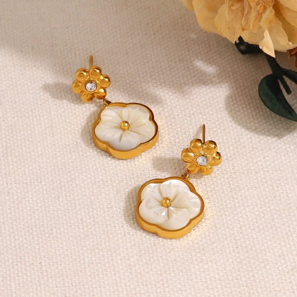 Earring Making Kit – Vintage Floral Stainless Steel - Image 7