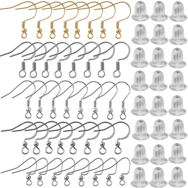 Earring Making Kit – 150Pcs Hooks & Earplugs