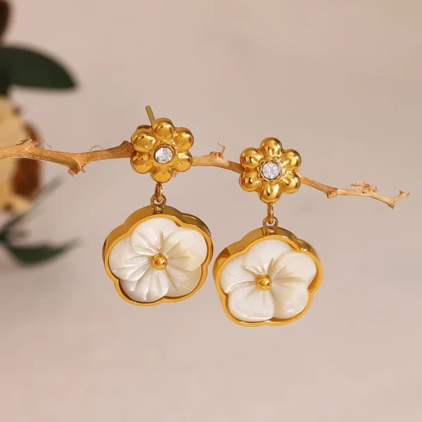 Earring Making Kit – Vintage Floral Stainless Steel