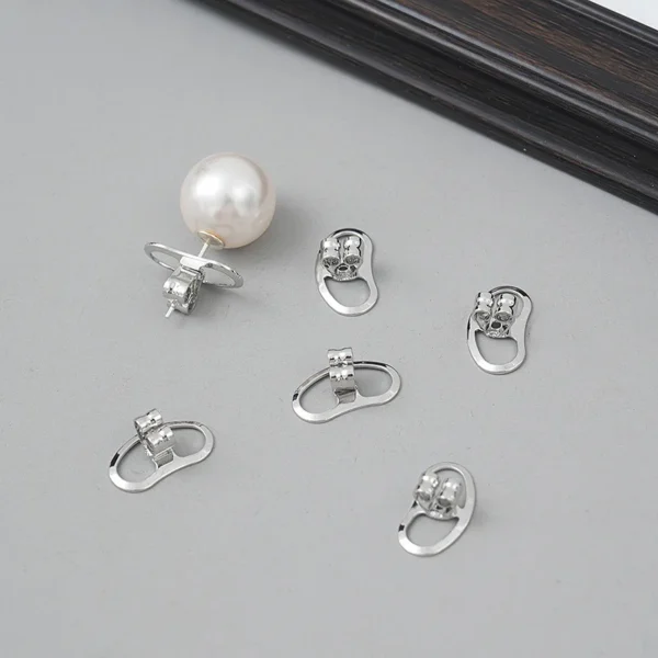 Earring Making Kit - Metal Earring Backs & Lifters - Image 3