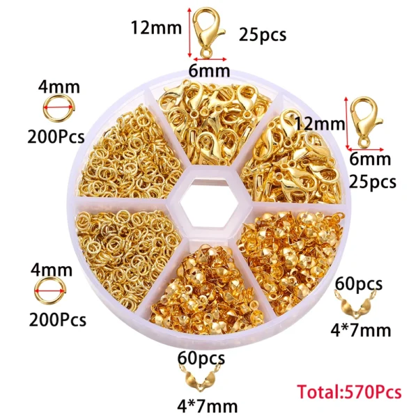 Earring Making Kit with Alloy Findings and Tools - Image 6
