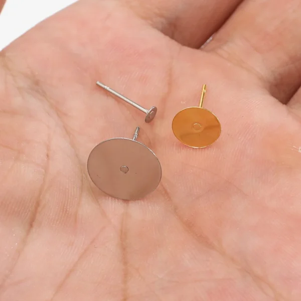 Earring Making Kit – 50Pcs Stainless Steel Earring Posts - Image 8