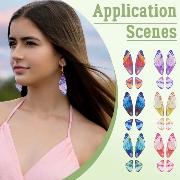 Earring Making Kit with Butterfly & Dragonfly Wing Charms - Image 6