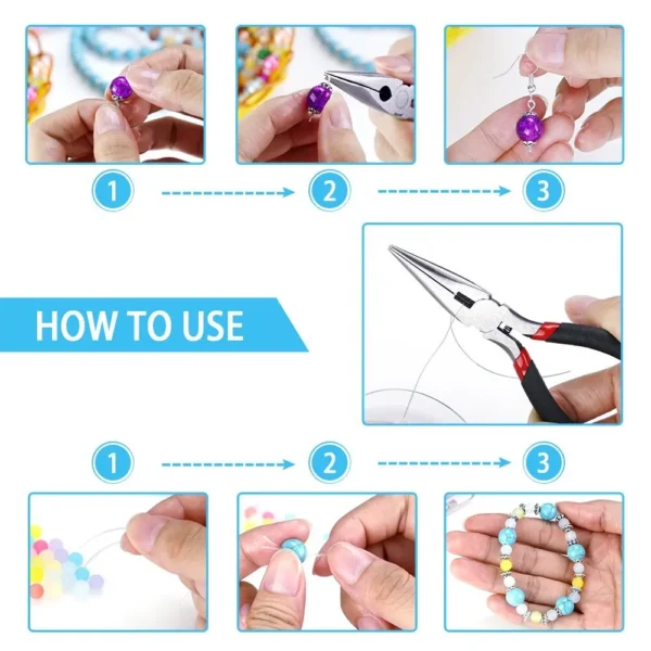 Earring Making Kit – Jewelry Findings & Beading Tools Set - Image 2