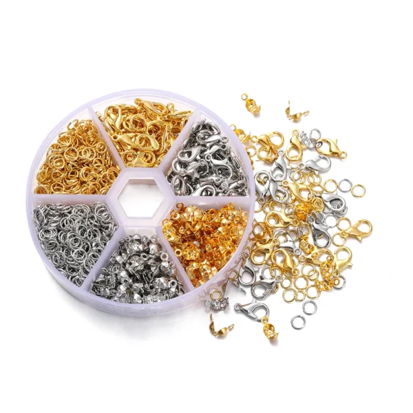 Earring Making Kit - Lobster Clasp Jump Rings Beads - Image 2