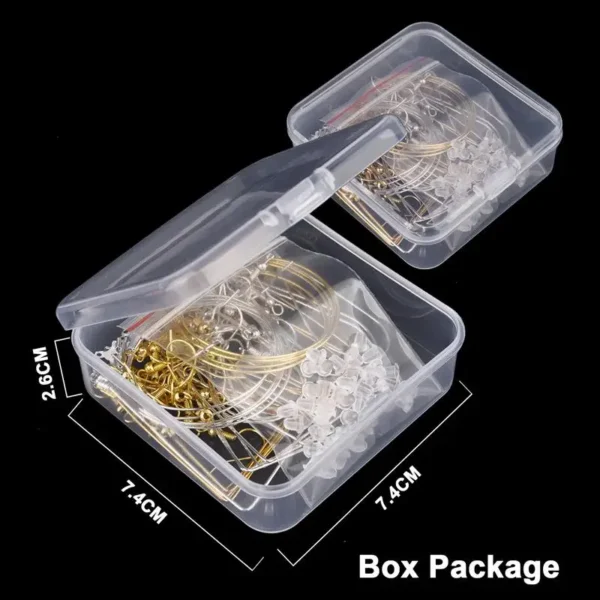 Earring Making Kit - Silicone & Alloy Clasp Set - Image 6