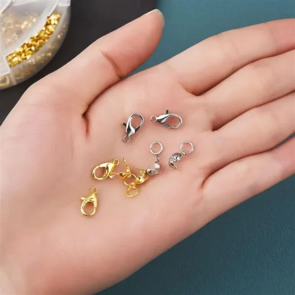 Earring Making Kit with Lobster Clasp, Jump Rings & Beads - Image 2