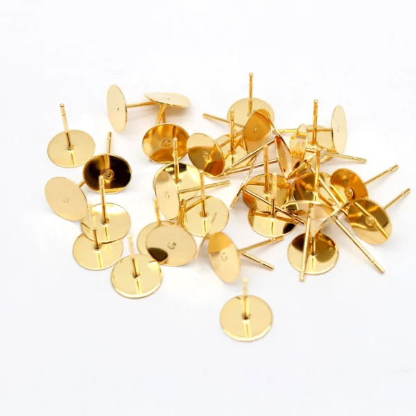 Earring Making Kit – 50Pcs Stainless Steel Earring Posts - Image 5