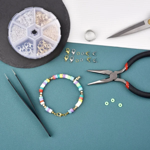 Earring Making Kit - Clasps, Jump Rings, Chains, Beads - Image 5